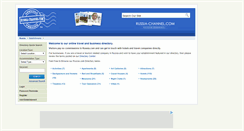 Desktop Screenshot of directory.russia-channel.com
